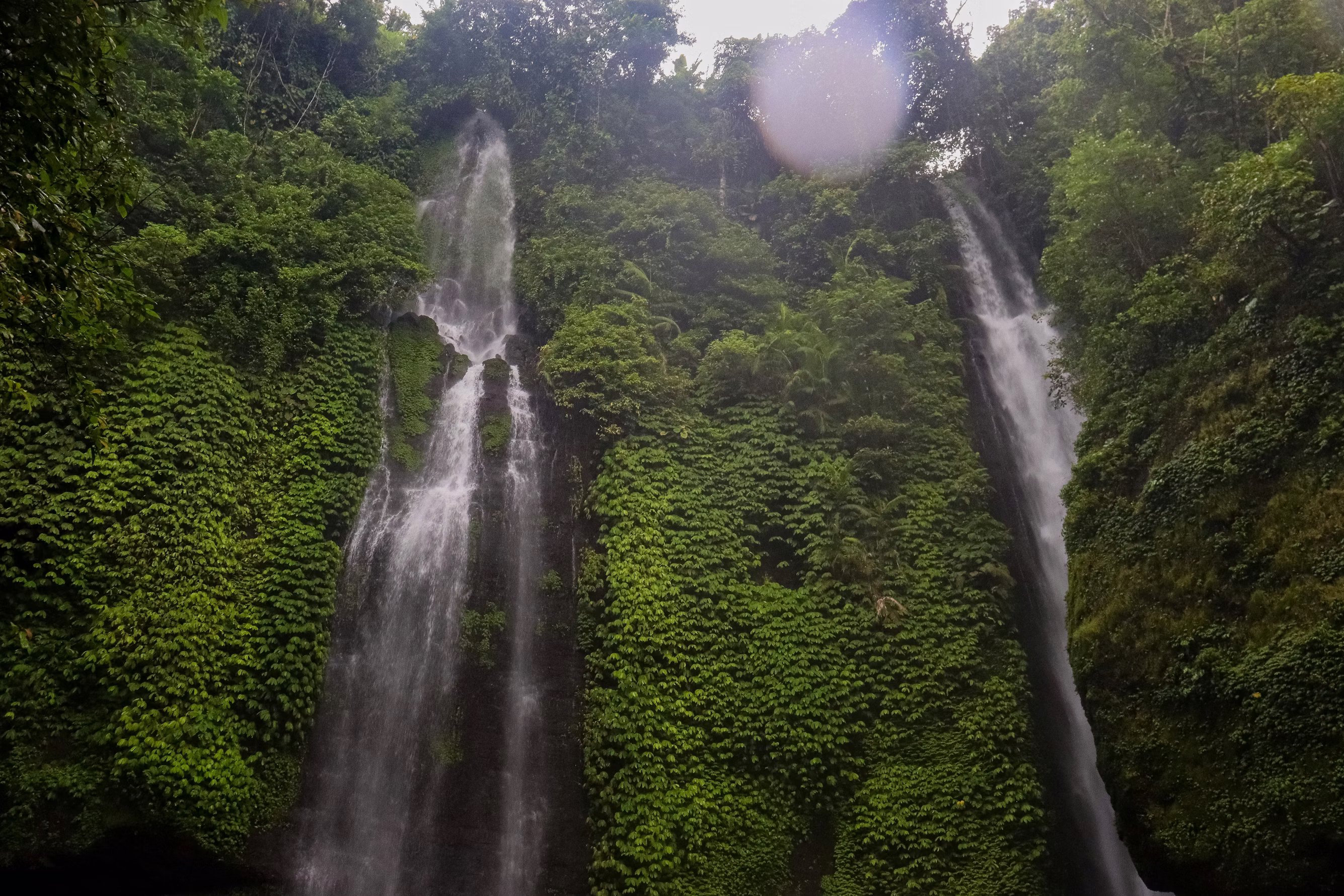 Sekumpul Waterfalls Cascade